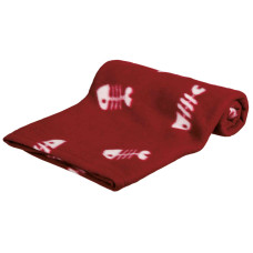 Flīša sega kaķiem : Trixie Blanket Beany Bordeaux 100*70 cm