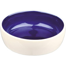 Bļoda dzīvniekiem, keramika : Trixie Ceramic Bowl, 0.3l/12cm, cream/blue