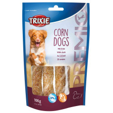 Gardums suņiem : Trixie Premio Corn Dogs with duck, 4 gab/100 g