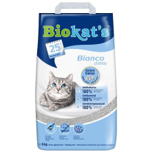 Smiltis kaķu tualetēm : Gimborn Biokats Bianco 5kg