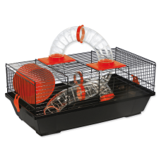 Būris : Placek Cage Libor black, accessories orange, 50.5*28*21cm