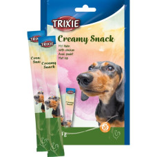 Gardums suņiem - Trixie Creamy Snack with chicken, 5×14g