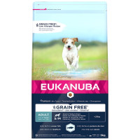 Sausa barība suņiem - Eukanuba Adult Small and Medium Grain Free Ocean Fish, 3 kg