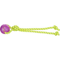 Rotaļlieta suņiem - Trixie Playing rope with ball, 6 × 40 cm