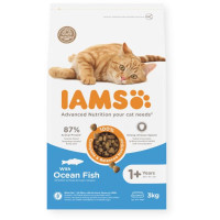Sausā barība kaķiem - IAMS CAT ADULT OCEAN FISH, 3kg