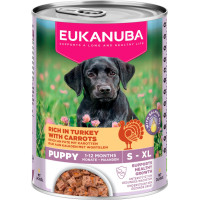 Konservi kucēniem - Eukanuba CAN LC PUP AB TUR&CAR 400 gr