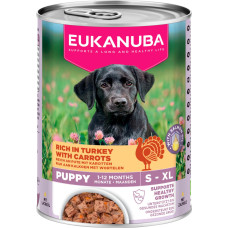 Konservi kucēniem - Eukanuba CAN LC PUP AB TUR&CAR 400 gr