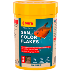 Barība zivīm - Sera San Color Flakes 100 ml (22 g)