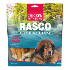 Gardums suņiem - Rasco Premium Snack bones coated with chicken meat 500 gr