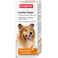 Vitamīnizēta papildbarība : Beaphar Laveta Super For Dogs, 50 ml