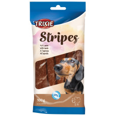 Gardums suņiem : Trixie Stripes with Lamb 10 gab/100g.