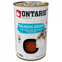 Konservi kaķiem – Ontario Drink Adult Salmon, 135g