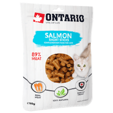 Gardumi kaķiem : Ontario Cat Salmon Short Sticks 50g.