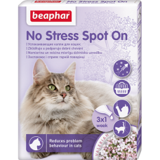 Nomierinošs līdzeklis kaķiem : Beaphar No Stress spot on cat (3pip.)