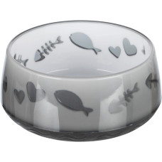 Bļoda dzīvniekiem, plastmasa : Trixie Lovely Cat bowl, plastic, 0.3 l/ø 12 cm