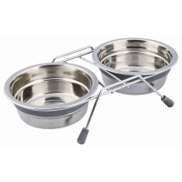 Paliktnis ar blodām - Trixie Eat on Feet Bowl Set, 2*0.45l/13cm