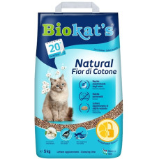 Smiltis kaķu tualetēm : Gimborn Biokats Cotton Blossom Flavor 10kg