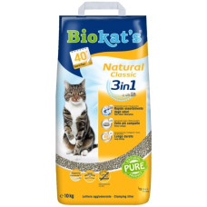 Smiltis kaķu tualetēm : Gimborn Biokats Natural PURE 10kg