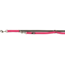 Pavada : Trixie Premium adjustable leash, neoprene padded, XS: 2.00 m/10 mm, fuchsia/graphite