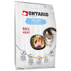 Sausā barība kaķēniem - Ontario Cat Kitten Salmon, 6.5 kg