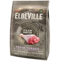 Sausa barība suņiem - ELBEVILLE Adult Mini Fresh Turkey Fit and Slim Condition 4 kg