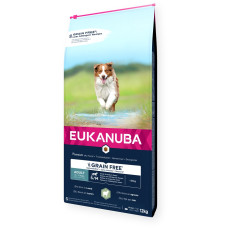 Sausa barība suņiem - Eukanuba Adult Small and Medium Grain Free Lamb, 12 kg
