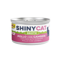 Konservēta barība kaķiem  - Gimborn SHINYCAT Chicken with Shrimps 70g