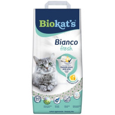 Smiltis kaķu tualetei : Biokats Bianco Fresh 5kg