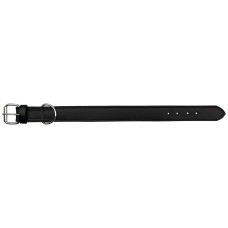 Kakla siksna - Trixie Active collar, leather, L: 45–55 cm/40 mm, black