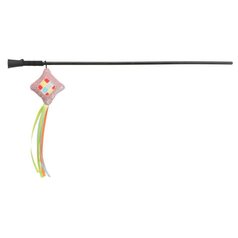 Rotaļlieta kaķiem : Trixie Junior playing rod, My Valerian, fabric, 42 cm