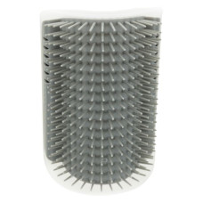 Ķemme dzīvniekiem - Trixie Corner massage brush, 8 × 13 cm