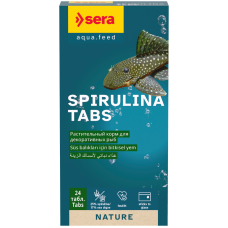 Barība zivīm - Sera Spirulina Tabs 24 Tab