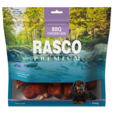 Gardums suņiem – Rasco Premium, Soft Snack, BBQ Chicken Legs, 500 gr