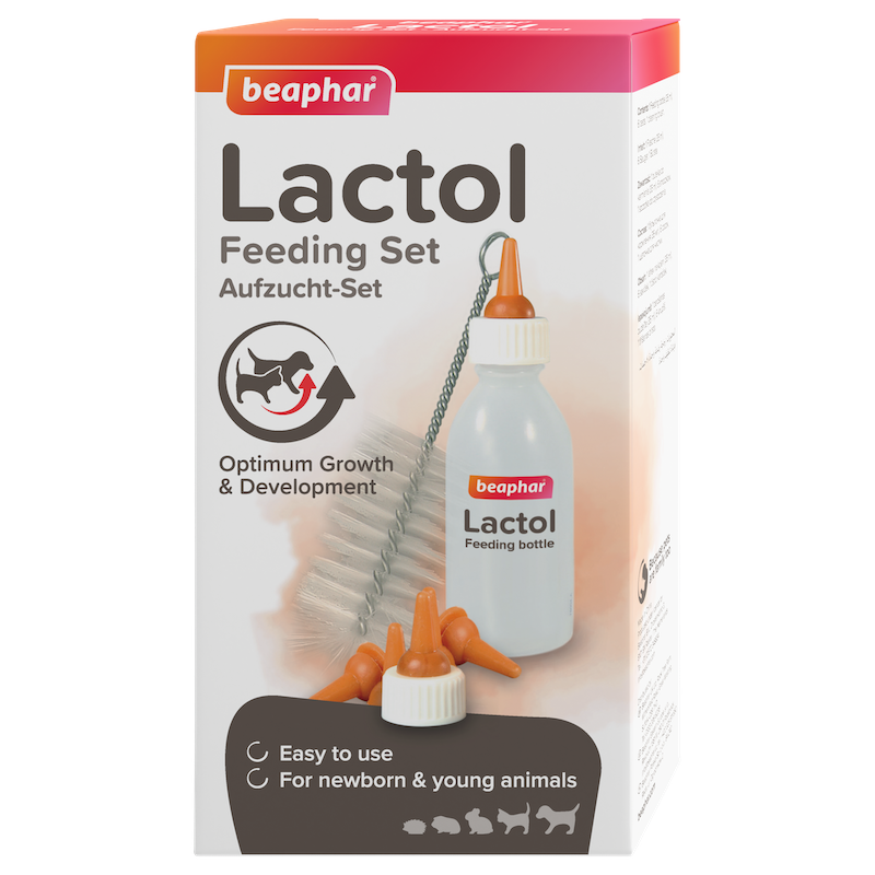 Barošanas komplekts dzīvnieku mazuļiem - Beaphar Lactol Feeding Set