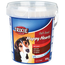 Gardums suņiem : Trixie Soft Snack Happy Hearts, 500g.