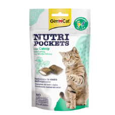 Gardumi kaķiem : GimCat Nutri Pockets with Mint and Multivitamin, 60 g