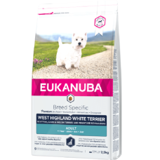 Sausa barība suņiem - Eukanuba Adult West Highland White Terrier, 2,5 kg