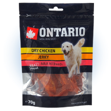 Gardums suņiem : Ontario Dry Chicken Jerky, 70 g