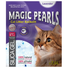 Silikona smiltis kaķu tualetei : MAGIC PEARLS Lavender, 7.6 L