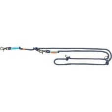 Pavada : Trixie BE NORDIC adjustable leash, S–M: 2.00 m/ø 8 mm, dark blue/light blue