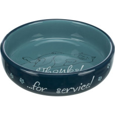 Bļoda dzīvniekiem, keramika : Trixie Ceramic Bowl for short nosed Breeds, 0.3l/15cm