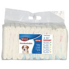 Autiņbiksītes suņiem : Trixie Diapers for dogs, 12 gab, L, 38-56cm