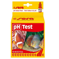 Tests, kondicionētājs ūdenim pH līmeņa regulēšanai : Sera pH tests, 15ml
