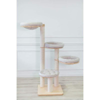 Mājiņa kaķiem : Luxucat SK18 Beige Cotton Rope