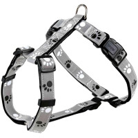 Kakla siksna - Trixie Silver Reflect H-Harness "XS-S", 30-40cm/15mm