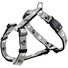 Krūšu siksna - Trixie Silver Reflect H-Harness "S-M", 49-65cm/20mm