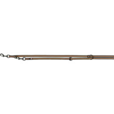 Pavada : Trixie Fusion adjustable leash, S–L: 2.00 m/17 mm, graphite/papaya