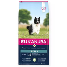 Sausa barība suņiem : Eukanuba ADULT SMMED LAMBRC BoB 14KG