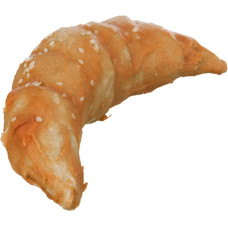 Gardums suņiem : Trixie Denta Fun Chicken Croissant, bulk, 11cm, 80g./iepak. 50 gab