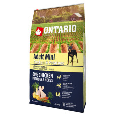 Barība suņiem - ONTARIO Adult Mini Chicken and Potatoes, 6,5 kg